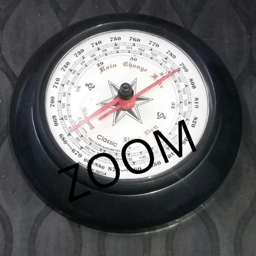 Aneroid Barometer, Color BLACK at Rs 480 / piece in Ambala Zoom