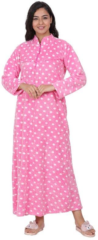 woolen collar nighty, Type Nightwear Fabrics at best price INR 330INR