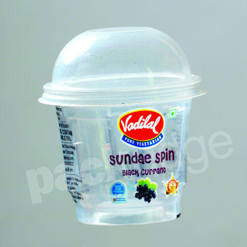 125ml Ice Cream Cup with Lid