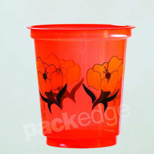 Packedge Plastic Soft Drink Glass, Capacity : 200ml