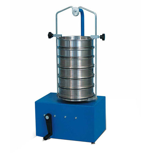 Polished Stainless Steel Vibratory Sieve Shaker, for Laboratory, Color : Silver