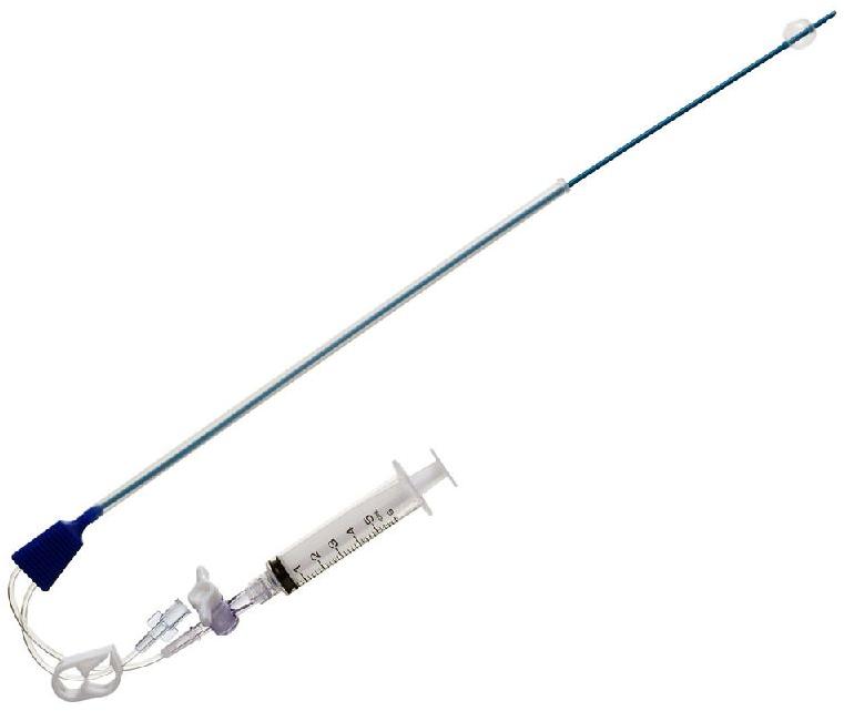 Straight-Single Plastic Hysterosalpingogram Catheter, for Cardiology, Intramural Portion, Length : 20-40cm