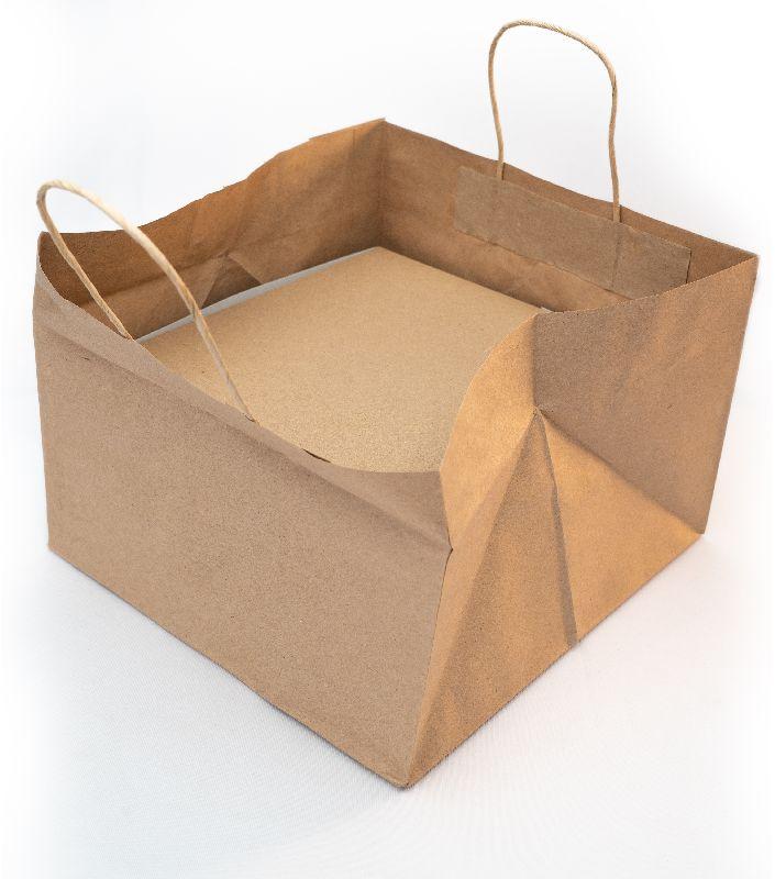 Paper Craft Carry Bag, for Food Packaging, Feature : Light Weight