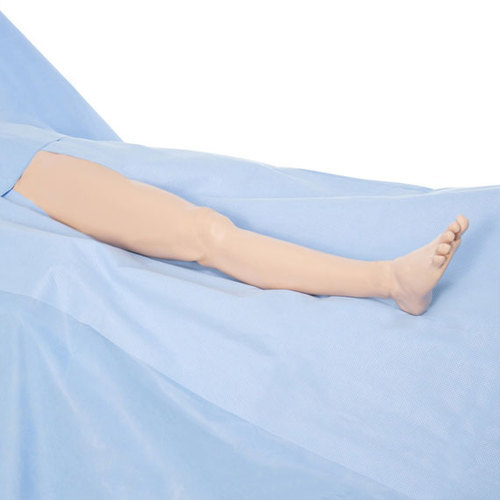 Plain Non-Woven Disposable Leg U Drape, Color : Blue