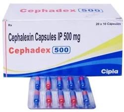 Cephadex Cephalexin Capsules, Packaging Type : Box