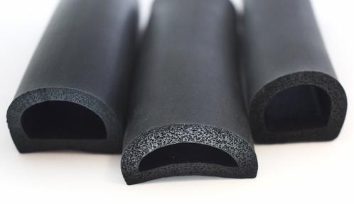 D-Shape EPDM Glazing Rubber Buffer, for Industrial, Feature : Best Quality, Durable