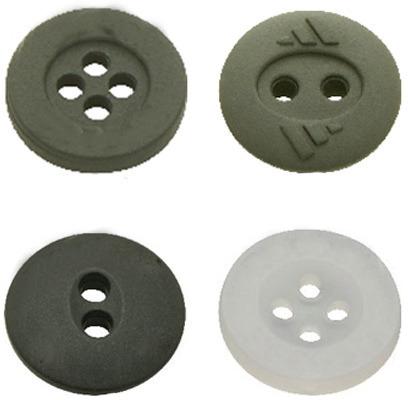 Round Rubber  Painted Rubber Button, Color : Black, Grey White