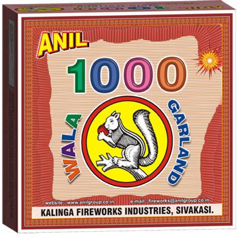 Anil 1000 Wala Garland Cracker, Packaging Type : Cardboard Box, Carton