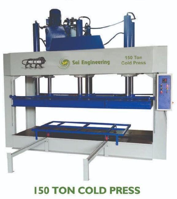 Sai Engineering 150 Hydraulic Automatic woodworking cold press, for PLYWOD FLUSH DOOR, Voltage : 220V, 440V