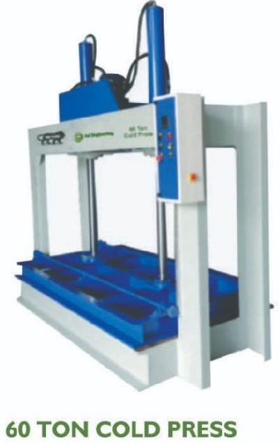 Flush door laminate Cold Press Machine, Production Capacity : 20