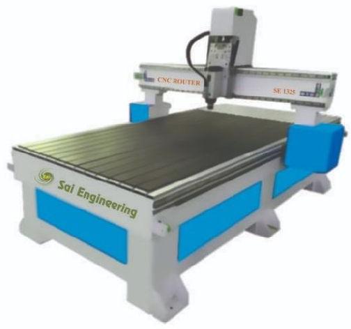 Sai Engineering Electric Semi Automatic 1325 CNC ROUTER MACHINE, for Wood Cutting, Voltage : 220V, 440V