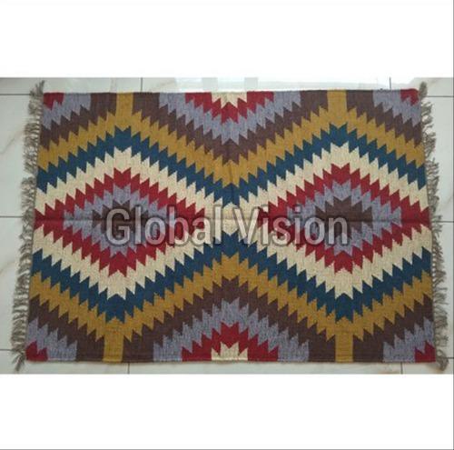 Printed Cotton Bathroom Rugs, Size : Standard