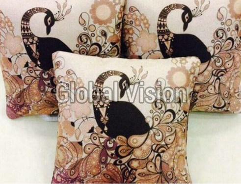 Printed Cotton Designer Cushion Covers, Size : Standard