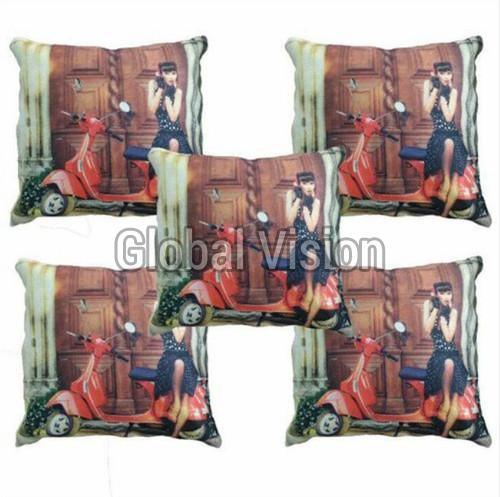 Printed Jacquard Cushion Covers, Size : Standard