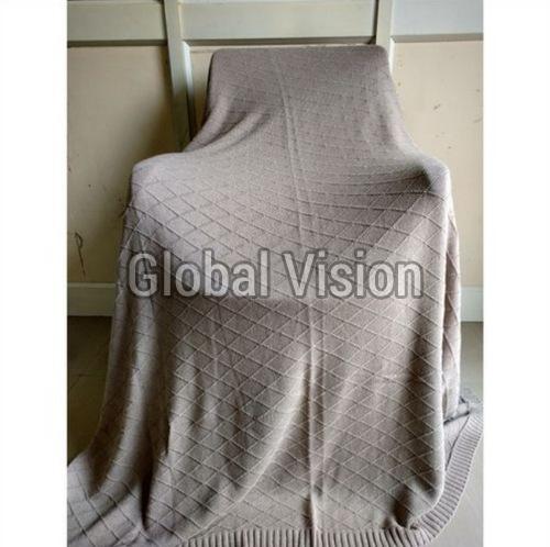 Cotton Table Throw Blanket, Technics : Woven