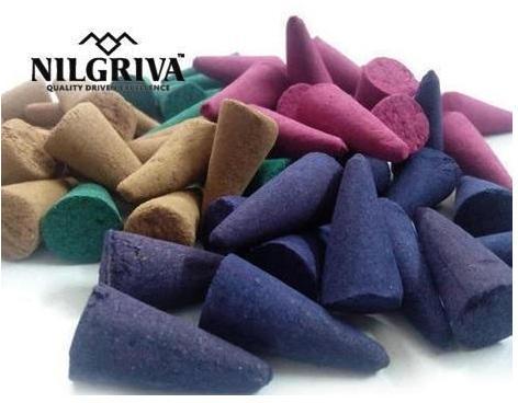 Colored Perfumed Dhoop Cone