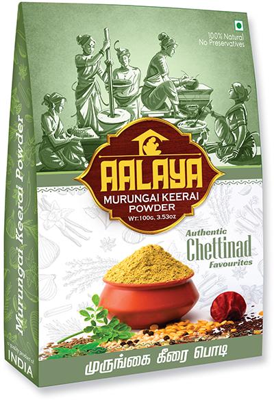 Aalaya Foods Murungai Keerai Powder, Shelf Life : 1year