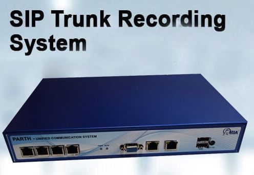 Four PRI SIP Trunk Recording System