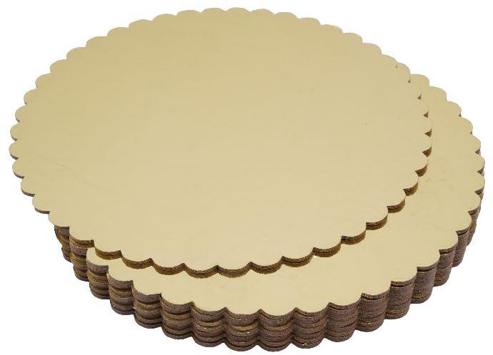 PIQIUQIU Pack of 100 8 cm Mousse Cake Boards Gold Cake Board Round Cake  Board Cake Mats : Amazon.de: Home & Kitchen