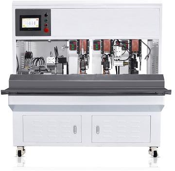 AUTOMATIC MULTI CORE STRIPPING AND CRIMPING MACHINE