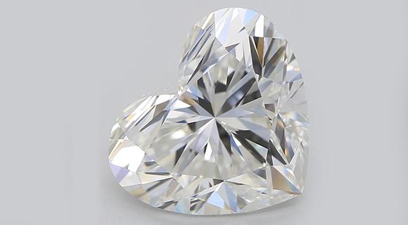 4.00 Carat Heart Shape Diamond, for Jewelry Use, Size : 9.80mm