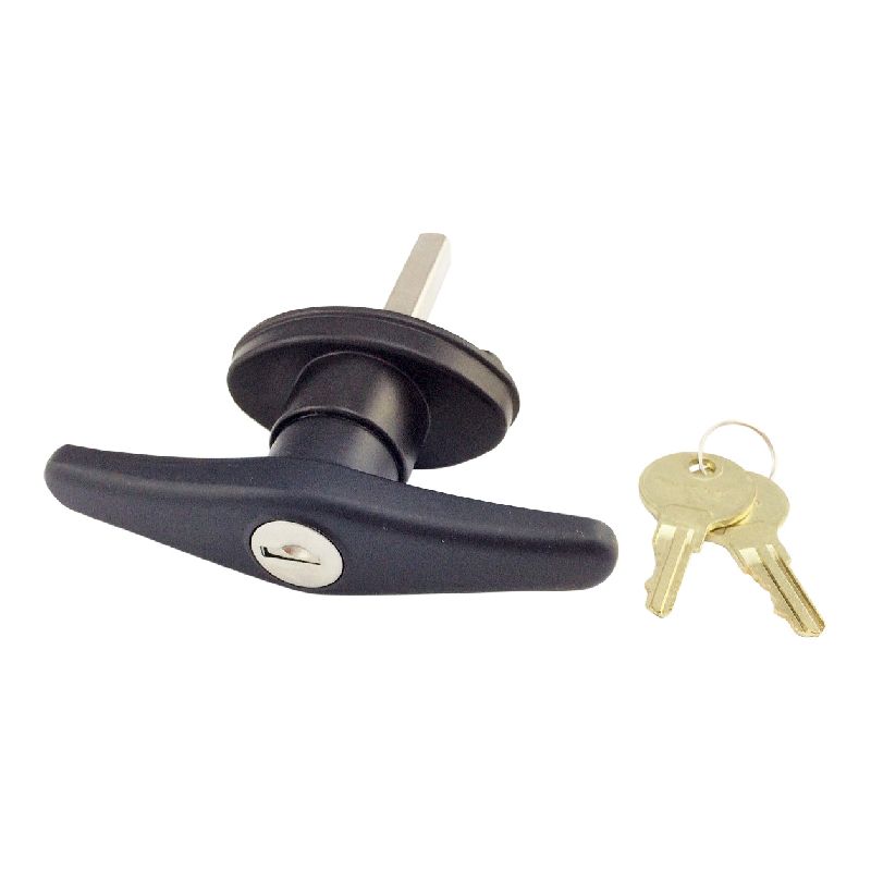 Ilra Products Black Polished White Metal T Handle, For Use Locking, Length : 2inch, 4inch, 5inch, 6inch