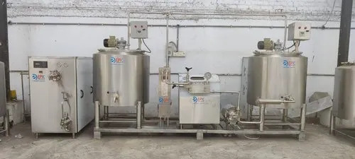 EVT-M-100LPH Stainless Steel Ice Cream Plant, Certification : ISO 9001:2008