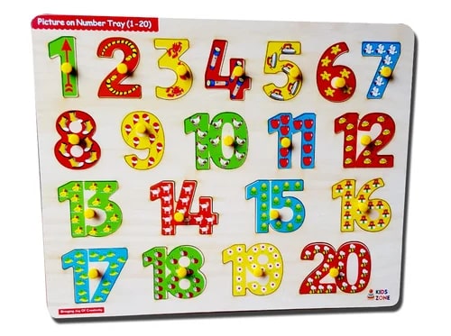 Number Picture Tray