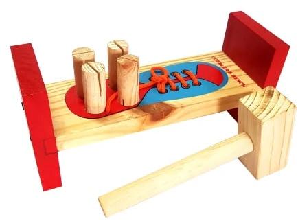 Rectangular Polished Wooden Cobblers Bench, for Kids Playing, Feature : Non Breakable, Termite Proof