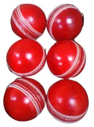 157gm Red Leather Cricket Ball, Size : Standard
