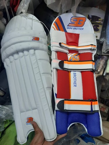 Cricket Batting White Leg Guard, Feature : Durable, Extra Protection, Foam Cotton Inside, Impeccable Finish