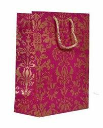 Designer paper bag, for Gift Packaging, Shopping, Pattern : Printed