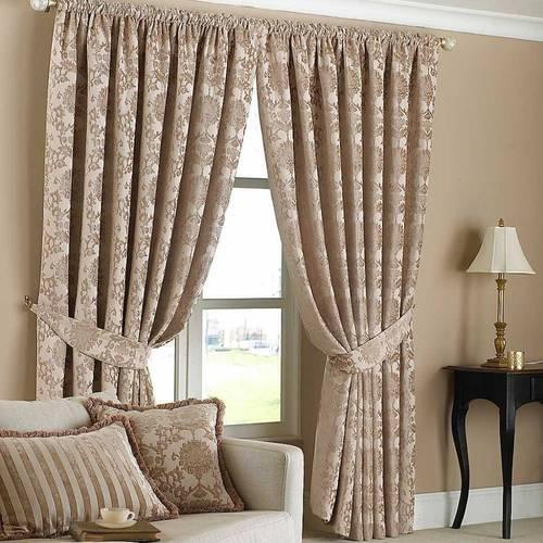 Printed designer curtains, Technics : Embroidered