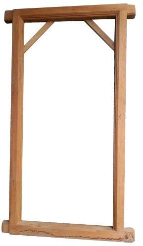 Polished Plain wooden door frame, Shape : Rectangular