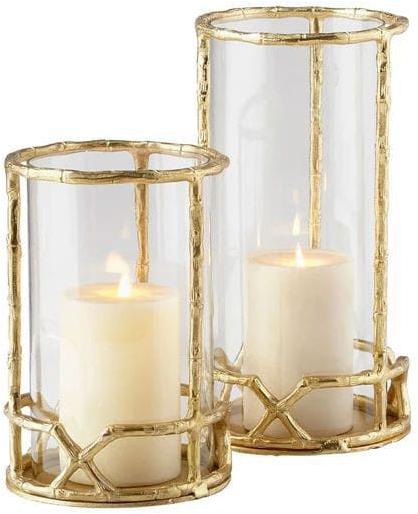 AF05042 Aluminium & Glass Candle Holder, for Dust Resistance, Shiny, Non Breakable, Good Quality