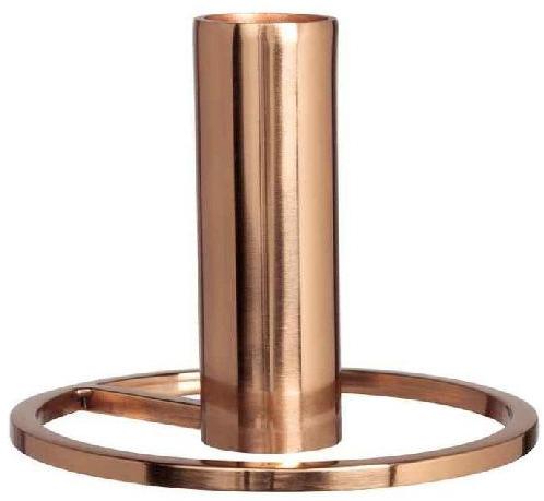 Copper Plated AF05055 Iron Candle Holder, for Dust Resistance, Shiny, Non Breakable, Good Quality