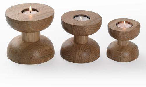 AF05074 Mango Wood Candle Holder, for Dust Resistance, Shiny, Non Breakable, Good Quality, Packaging Type : Thermocol Box