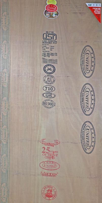 Non Polished Marine Grade Plywood, for Connstruction, Furniture, Home Use, Length : 8ft