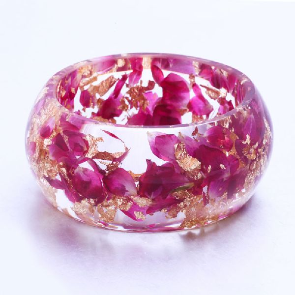 Polished Resin Bangles, Feature : Attractive Designs, Finely Finished, Smooth Texture