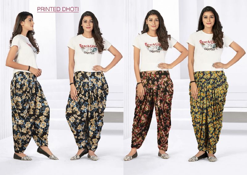 Cotton Ladies Printed Dhoti, Size : M, XL