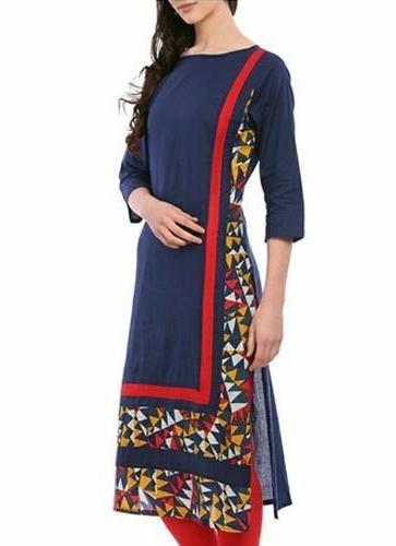 Cotton Ladies Digital Printed Kurti, Feature : Anti-Wrinkle