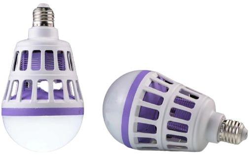 Round 12 Mosquito Killer LED Bulb, for Home, Office, Power Consumption : 2W-5W