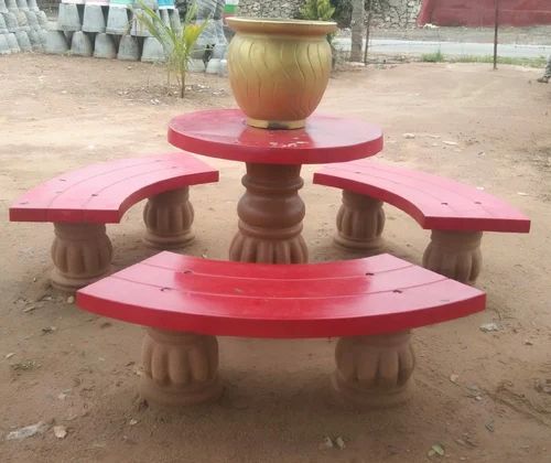 RCC Round Garden Table Bench