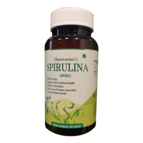 Dhanwantaris Spirulina Capsule, INR 500 / Bottle by M/S Dhanwantari ...