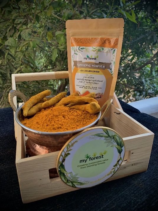 My Forest Rich Yellow Turmeric Powder, for food medicinal, Packaging Size : 25 Kg