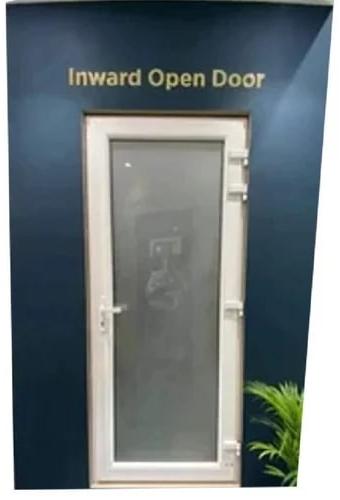 UPVC Inward Openable Door, Frame Color : White
