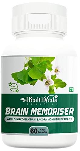 Health Veda Brain Memoriser Capsule, for Supplement Use, Capsule Type : Herbal