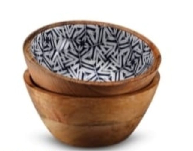 Wooden Printed Bowls