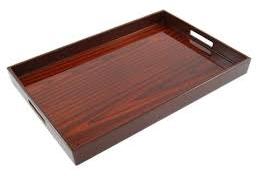 40-50 Gram wooden serving tray, Feature : Shiny Look, Light Weight, Durable, Dishwasher Safe