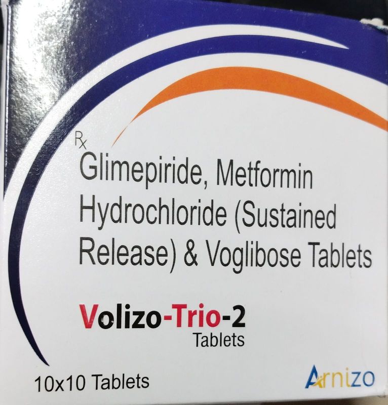 Glimepiride Metformin Hydrochloride Voglibose Tablets